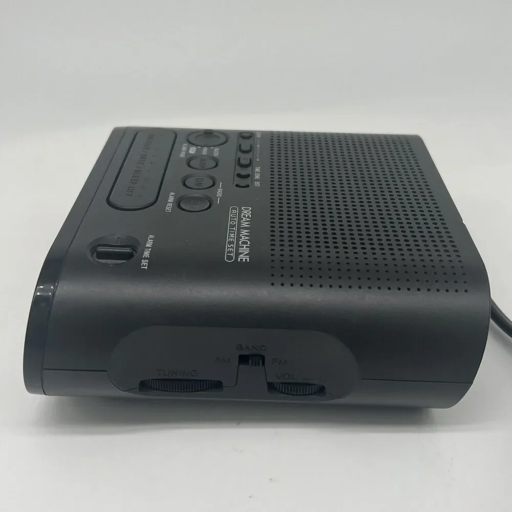 Sony Dream Machine Clock Radio - Black (ICFC218) Tested And Working